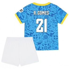 Wolves Rodrigo Gomes #21 Tredjetrøje Børn 2025-26 Kortærmet (+ Korte bukser)